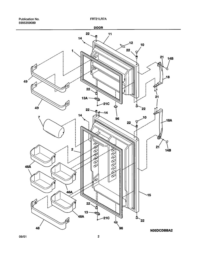Diagram for FRT21LR7AB2