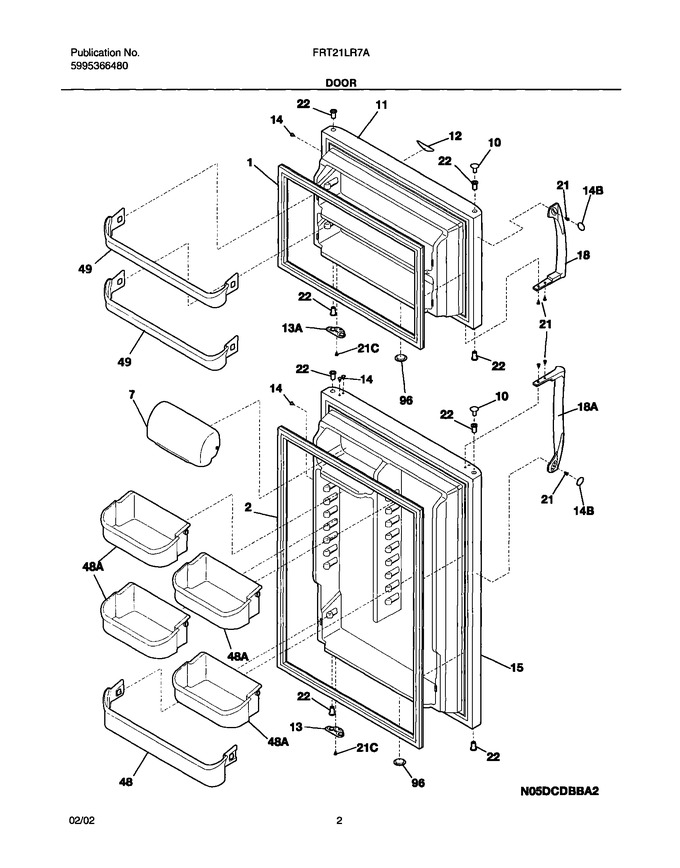 Diagram for FRT21LR7AB4