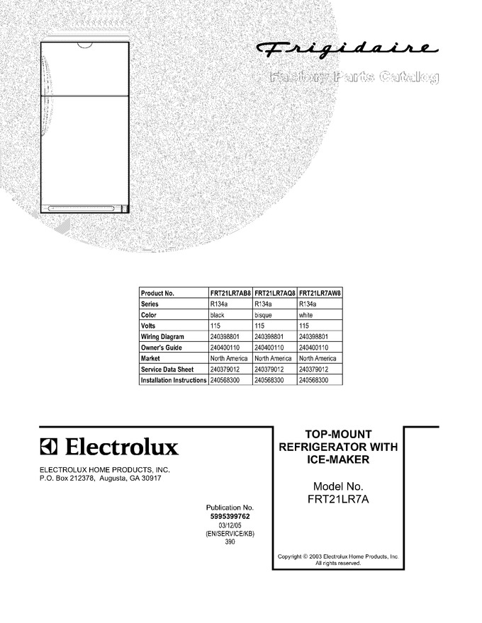 Diagram for FRT21LR7AQ8