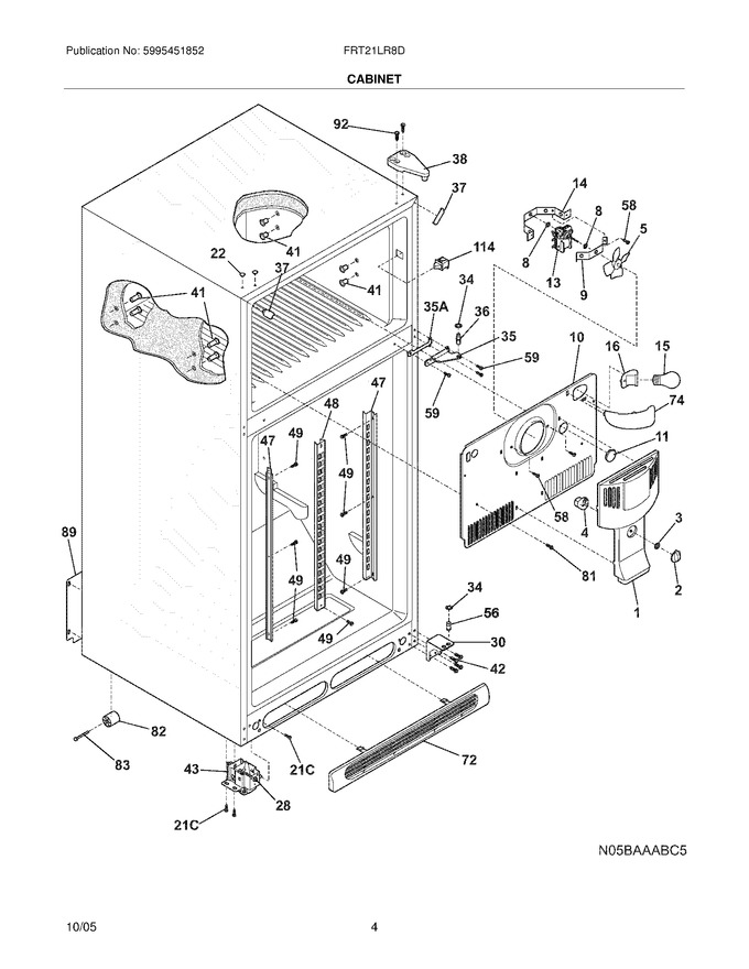 Diagram for FRT21LR8DKN