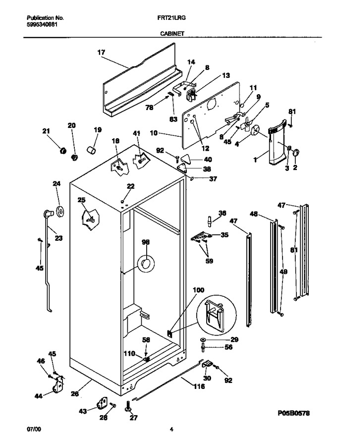 Diagram for FRT21LRGW6