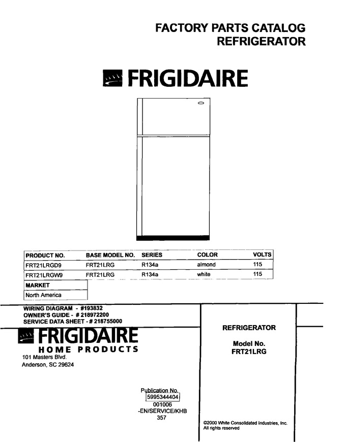 Diagram for FRT21LRGD9