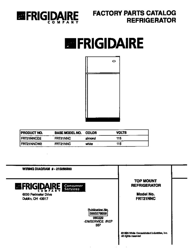 Diagram for FRT21NNCD2