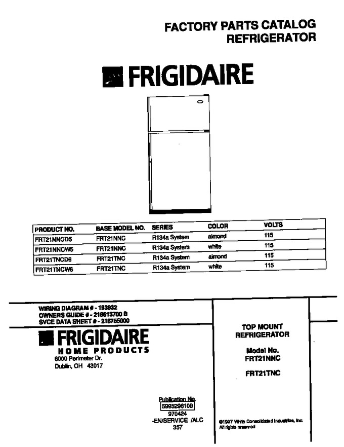 Diagram for FRT21TNCD6