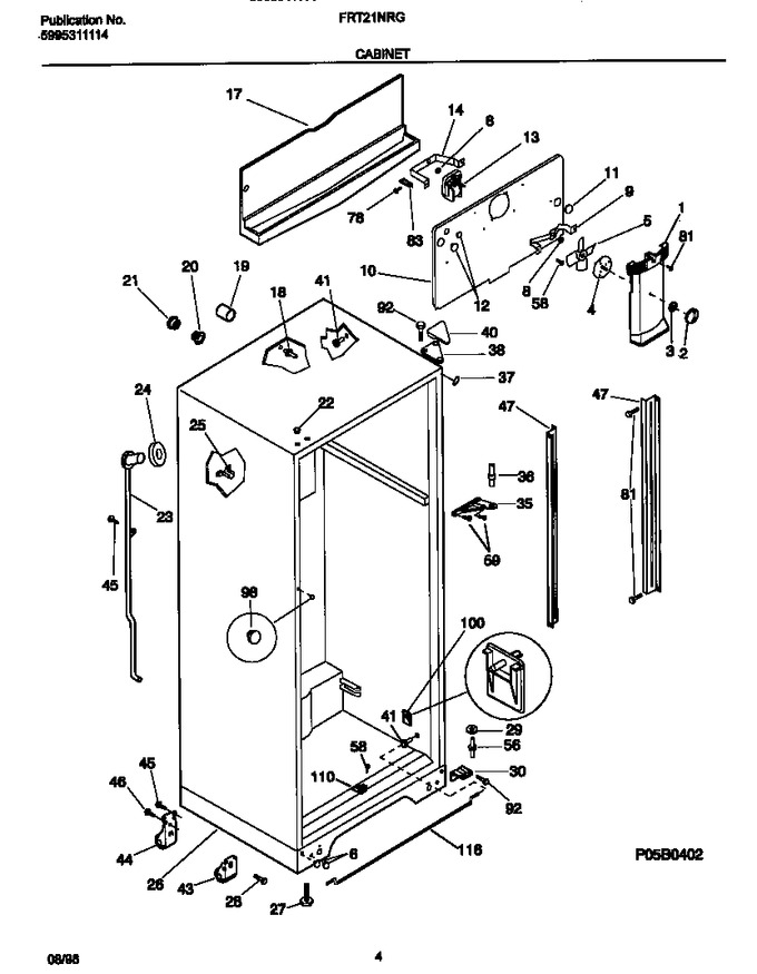 Diagram for FRT21NRGW0