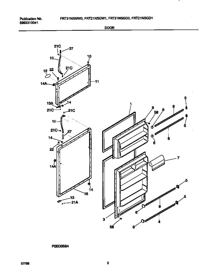 Diagram for FRT21NSGW1