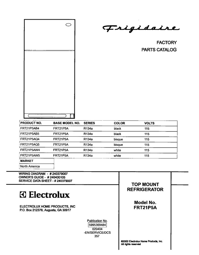 Diagram for FRT21P5AQ5