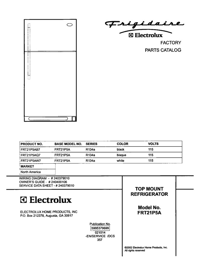 Diagram for FRT21P5AQ7