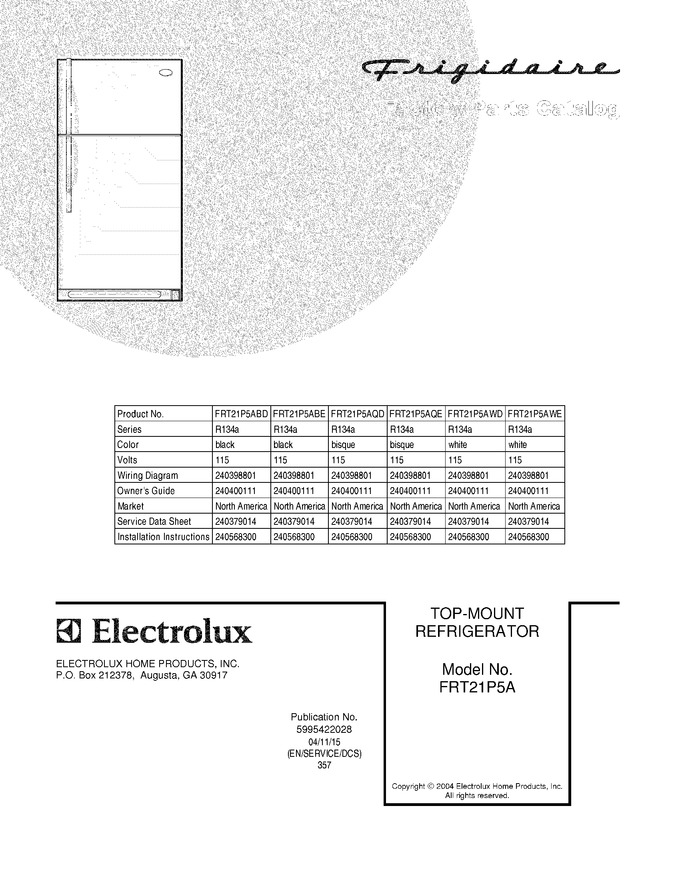 Diagram for FRT21P5ABD