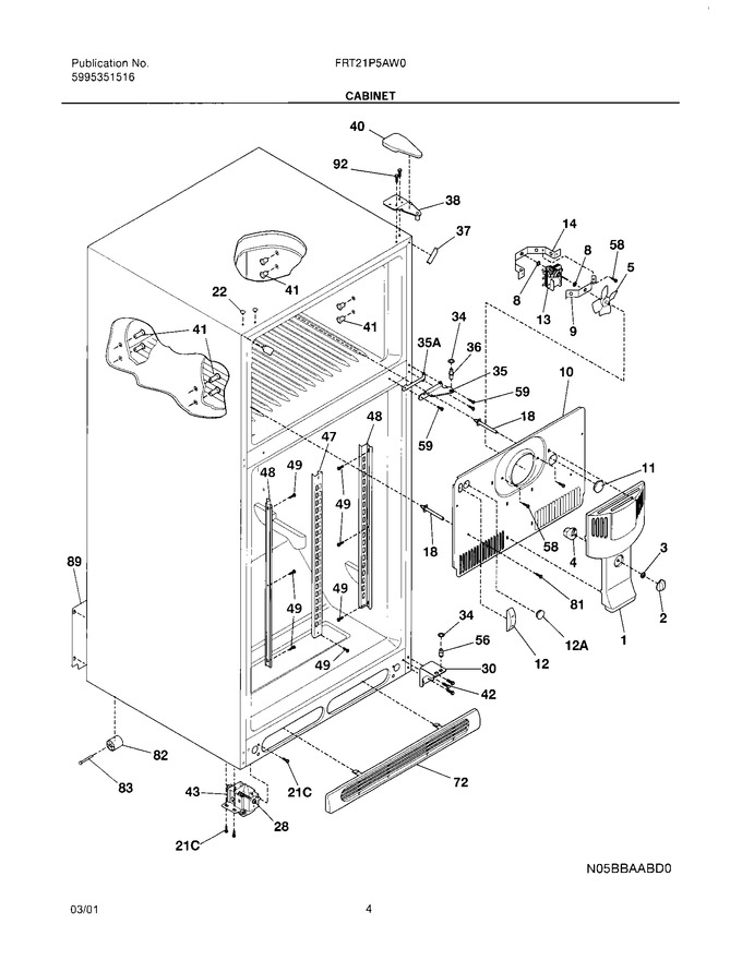 Diagram for FRT21P5AW0