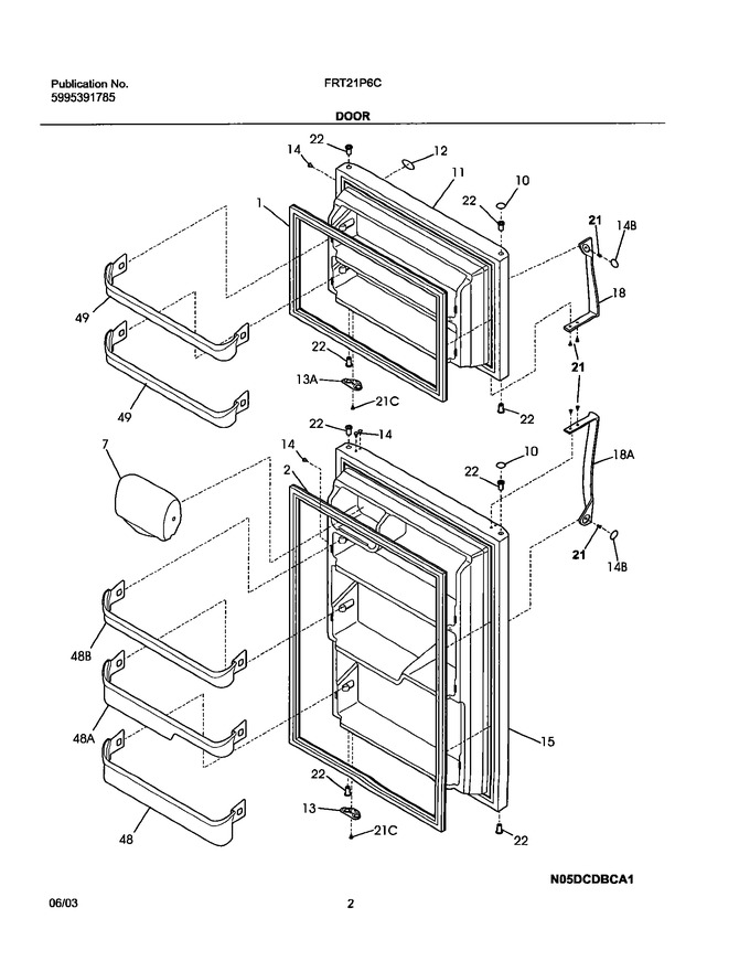 Diagram for FRT21P6CW0