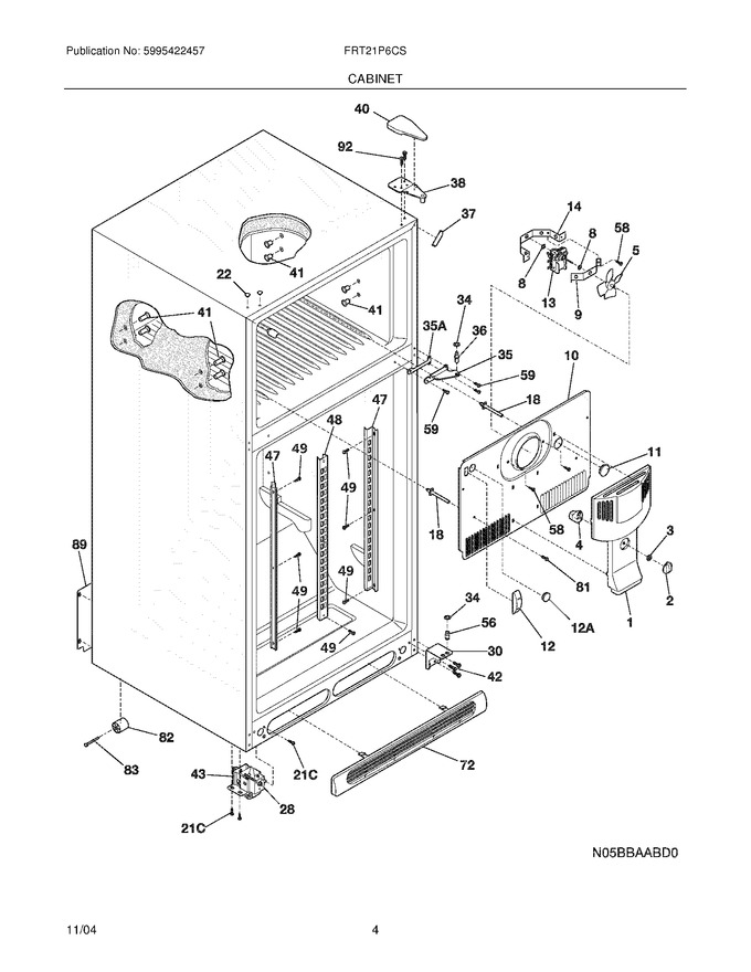 Diagram for FRT21P6CSBA