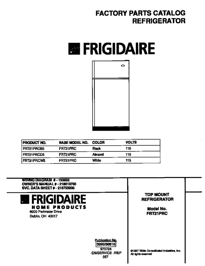 Diagram for FRT21PRCD5