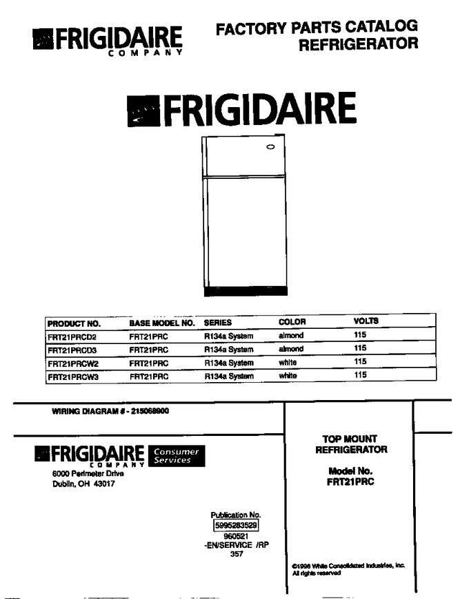 Diagram for FRT21PRCD2