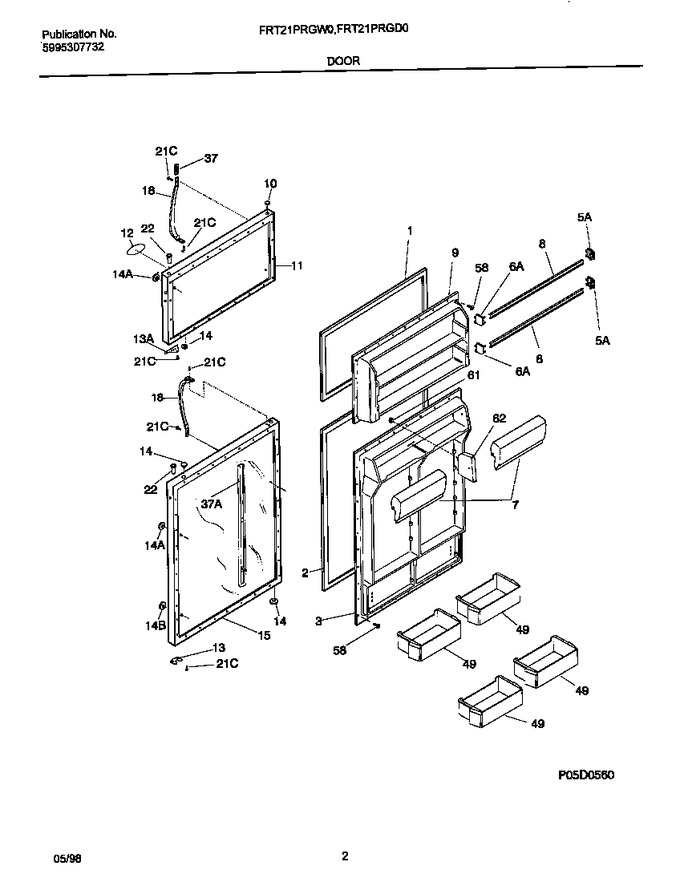 Diagram for FRT21PRGW0