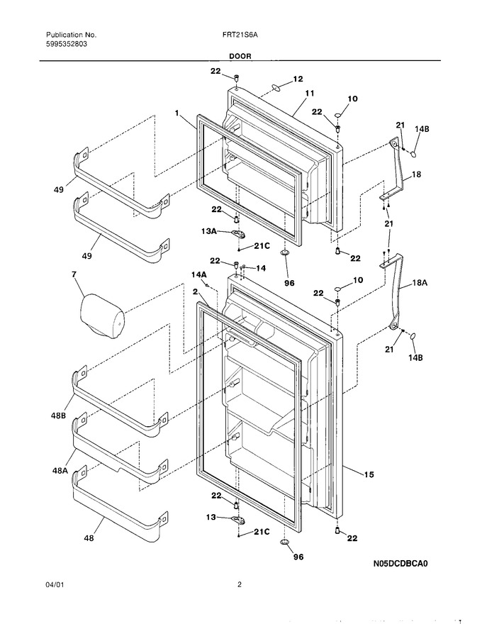 Diagram for FRT21S6AW0