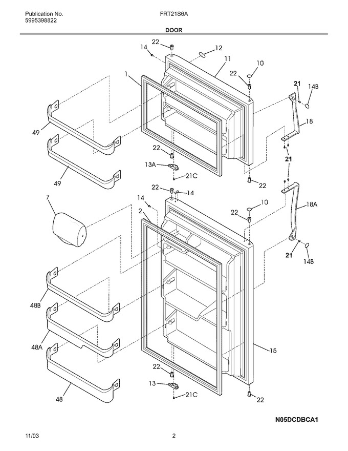 Diagram for FRT21S6AW7