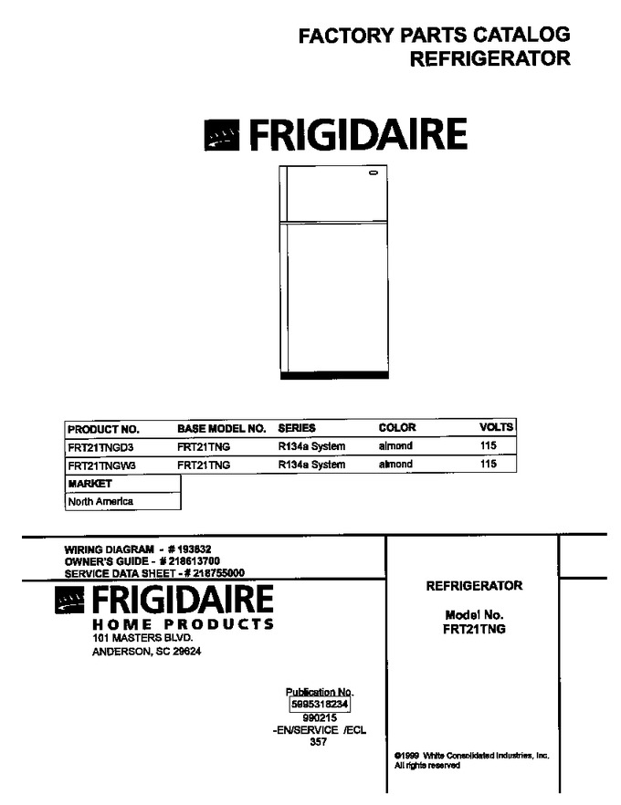 Diagram for FRT21TNGW3