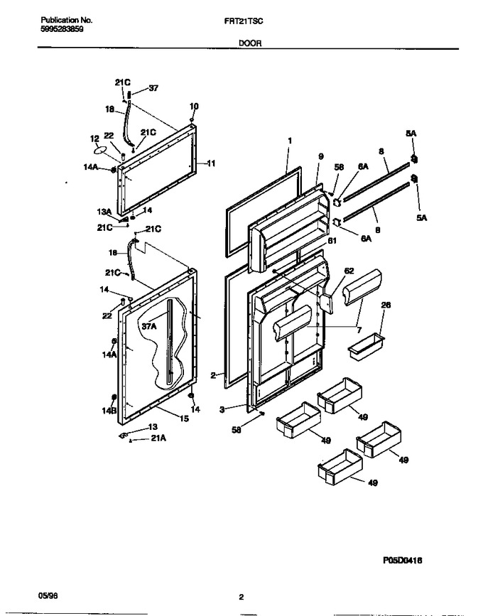 Diagram for FRT21TSCW3