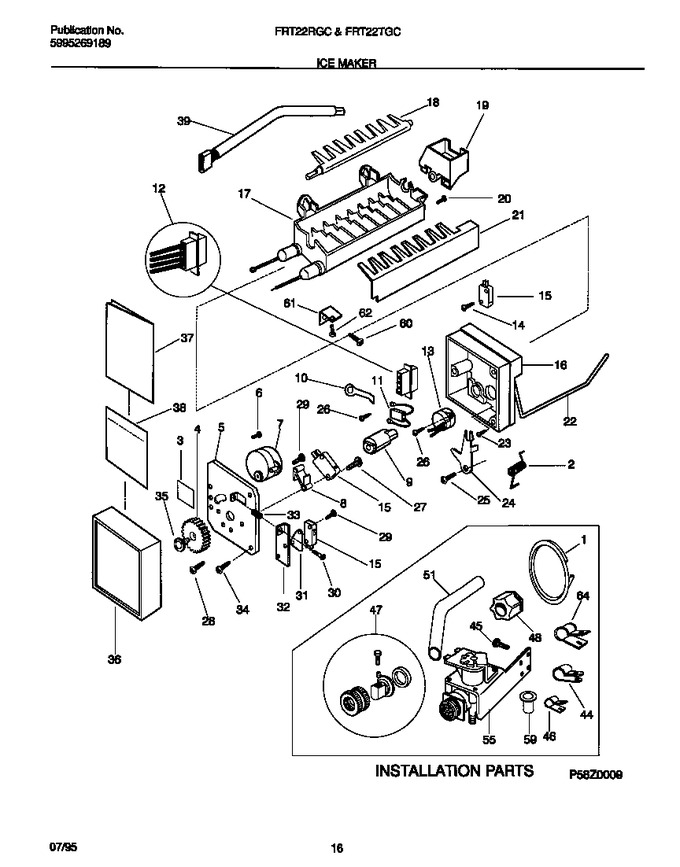 Diagram for FRT22RGCW1