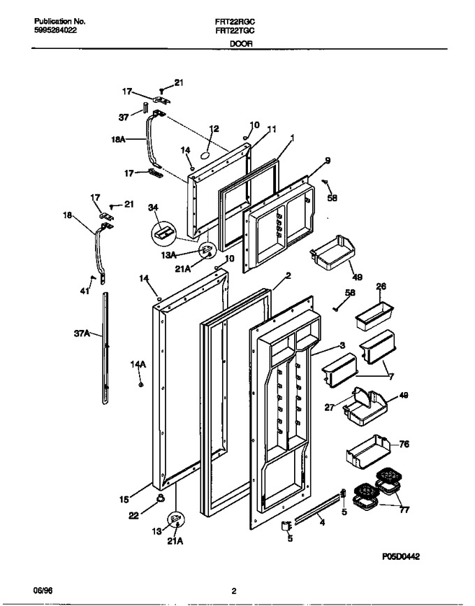 Diagram for FRT22TGCW2