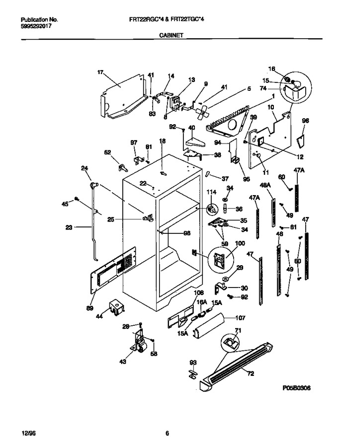 Diagram for FRT22RGCB4