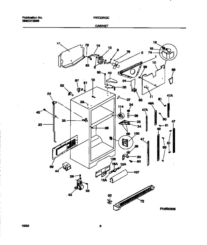 Diagram for FRT22RGCD8