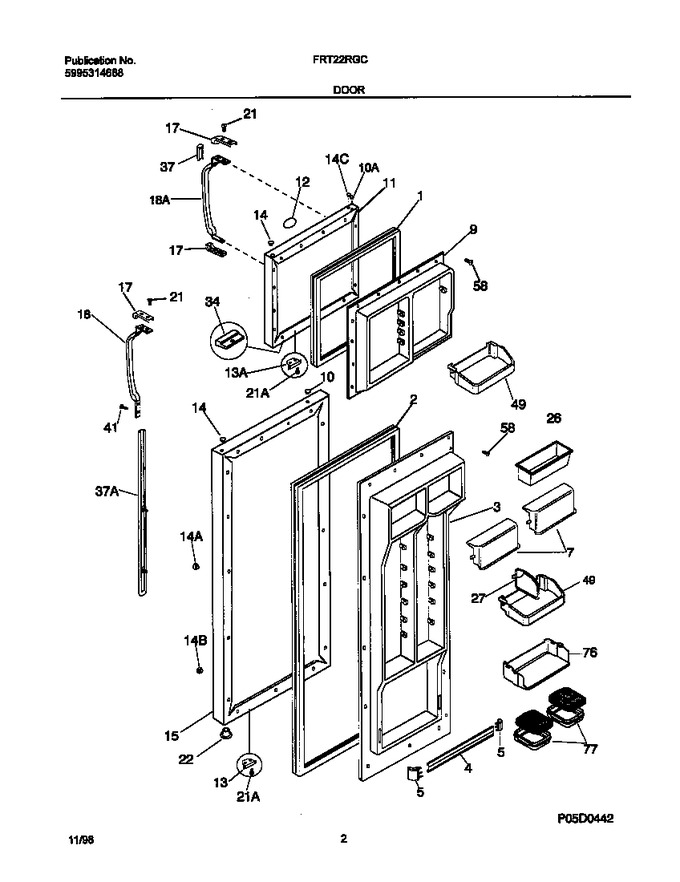 Diagram for FRT22RGCWA