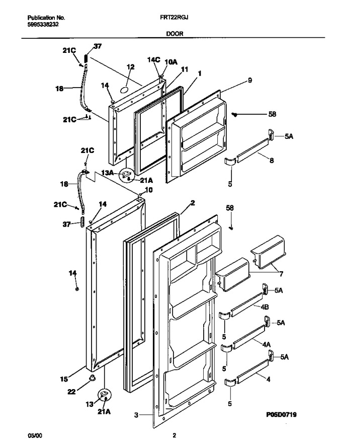 Diagram for FRT22RGJW1