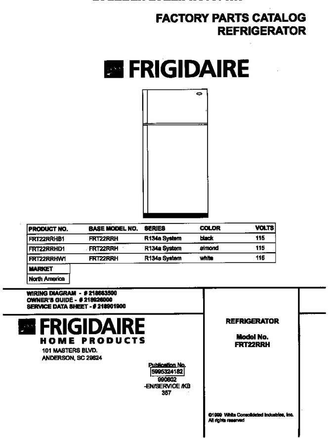 Diagram for FRT22RRHB1