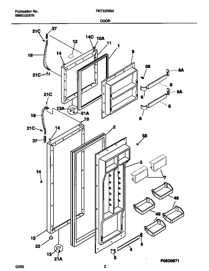 Diagram for FRT22RRHD3