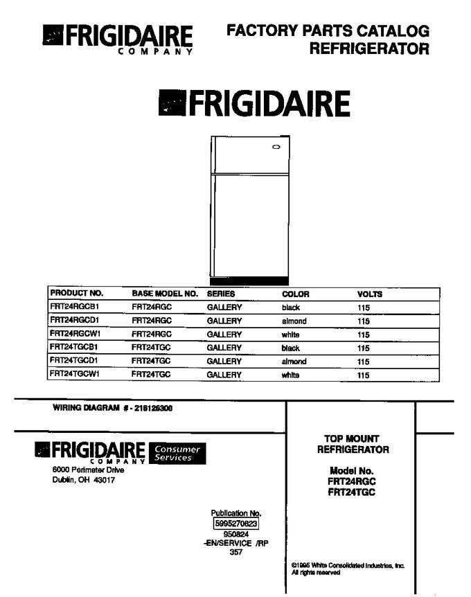 Diagram for FRT24RGCB1