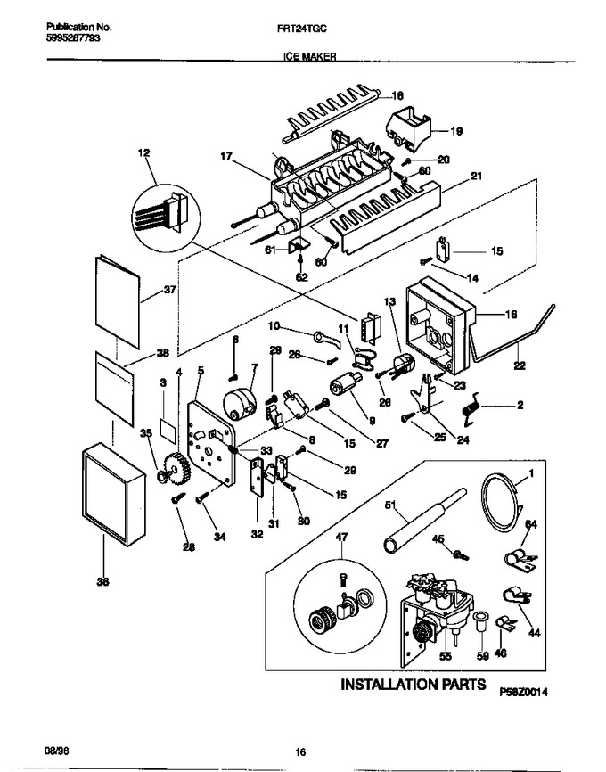 Diagram for FRT24TGCW4