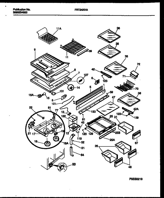 Diagram for FRT24XHAY1