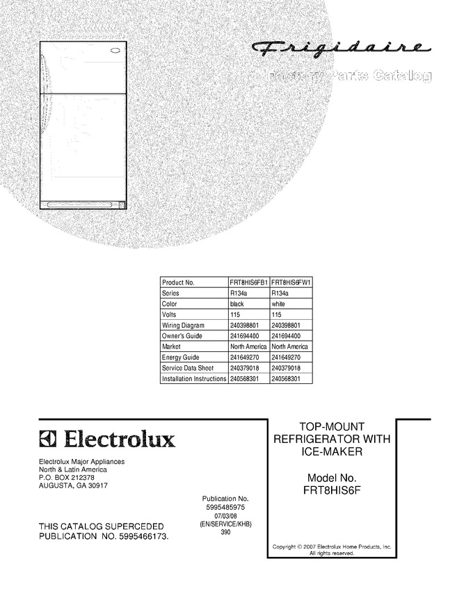 Diagram for FRT8HIS6FW1