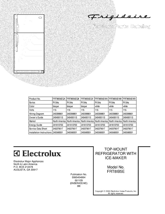 Diagram for FRT8IB5EW9