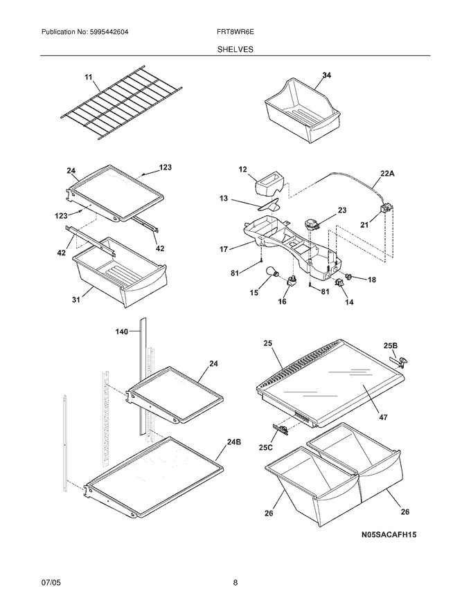 Diagram for FRT8WR6EL6