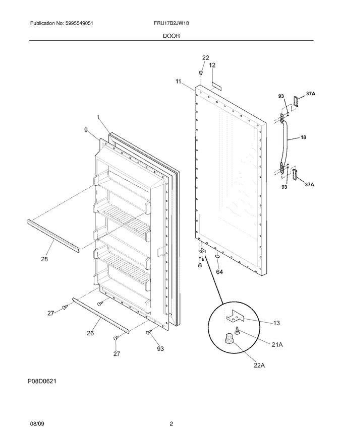 Diagram for FRU17B2JW18