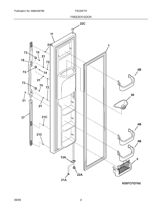 Diagram for FSC23F7DW5