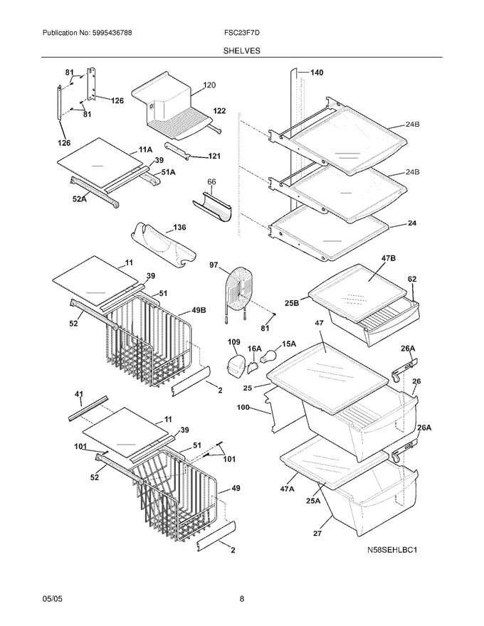 Diagram for FSC23F7DW5