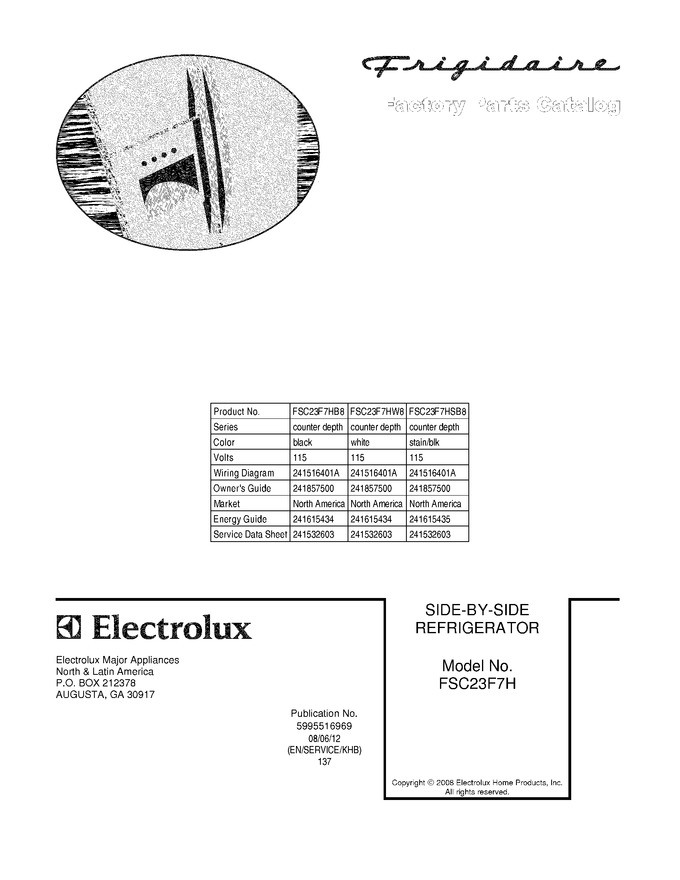 Diagram for FSC23F7HB8