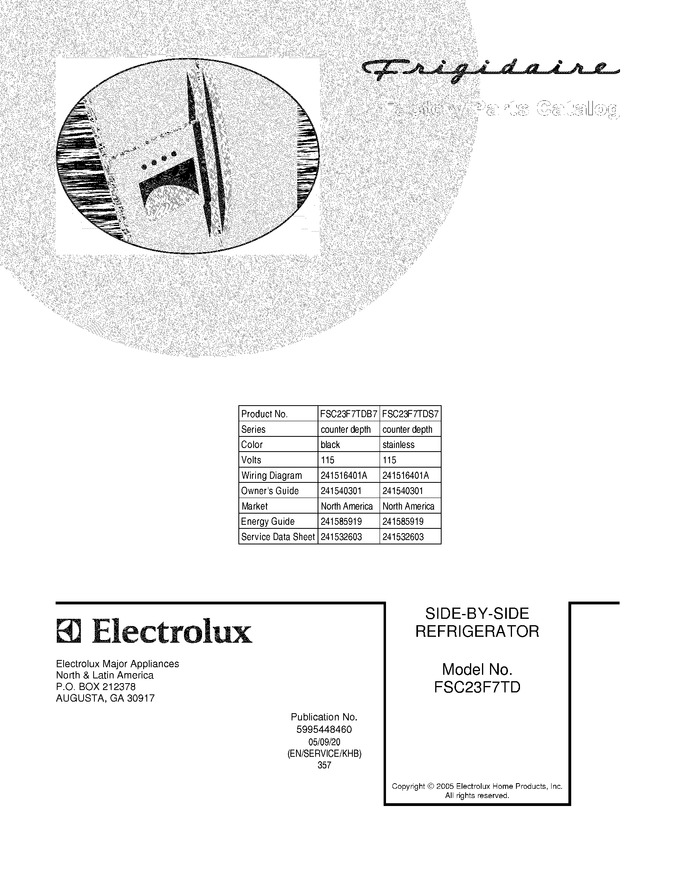 Diagram for FSC23F7TDS7