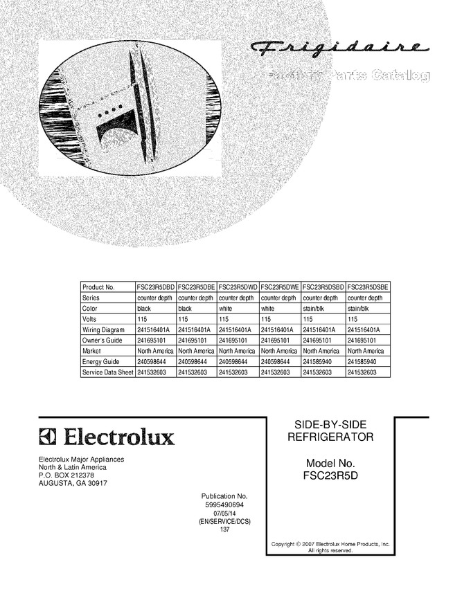 Diagram for FSC23R5DWD