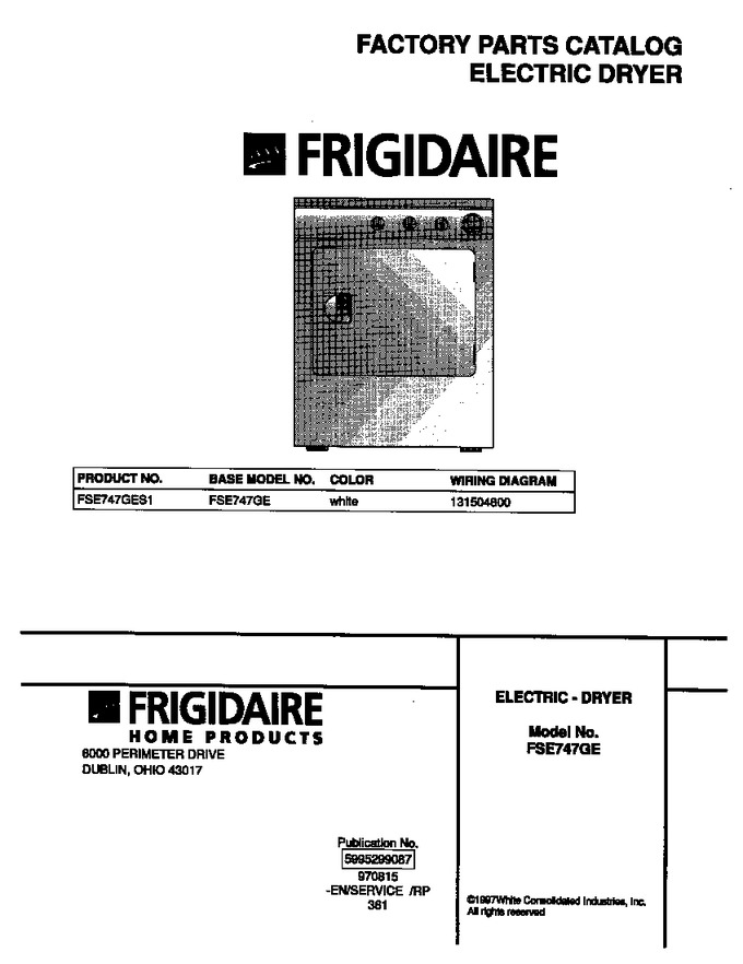 Diagram for FSE747GES1