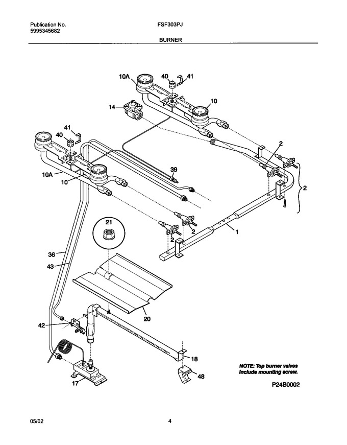 Diagram for FSF303PJDA