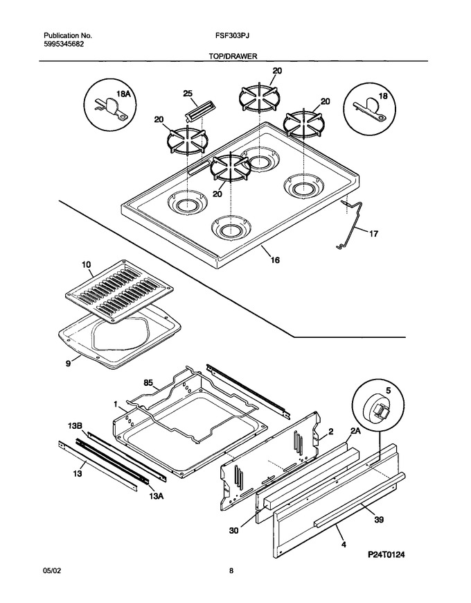 Diagram for FSF303PJDA