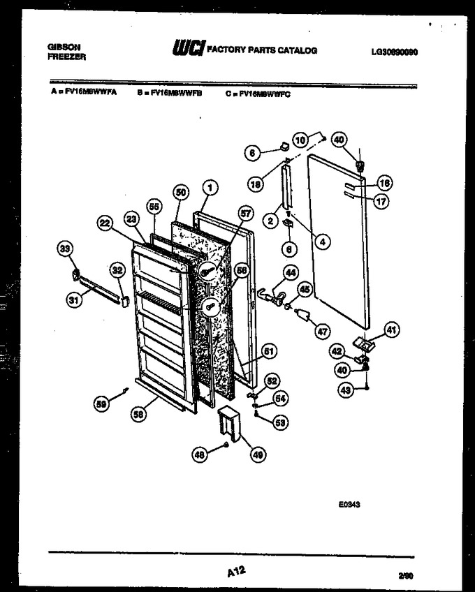 Diagram for FV16M8WWFC