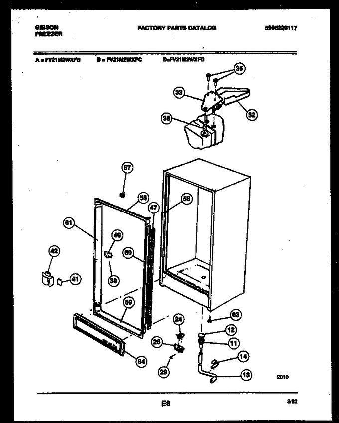 Diagram for FV21M2WXFC