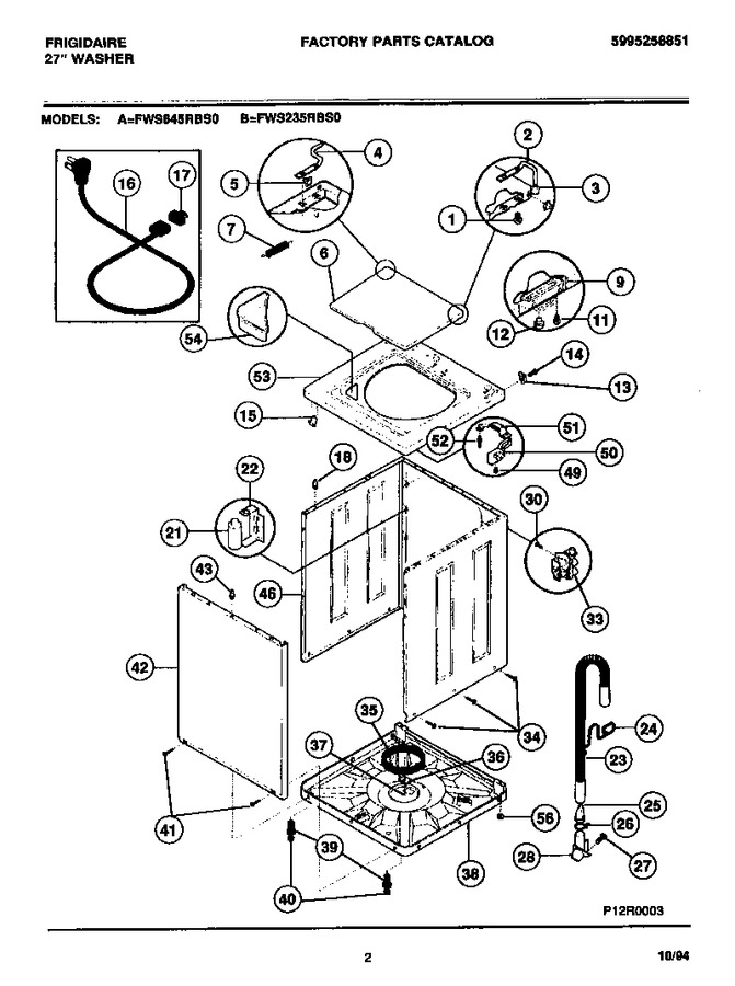 Diagram for FWS235RBT0