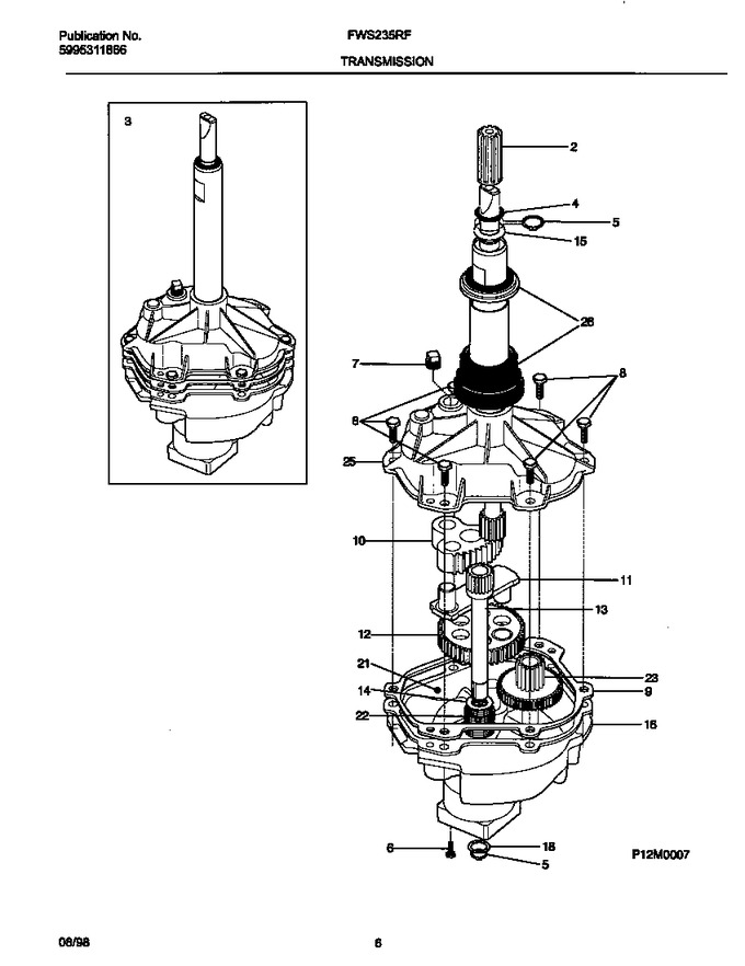 Diagram for FWS235RFT2